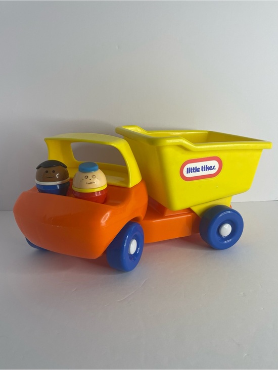Little Tikes Other - 90s Little Tikes Classic Dump Truck With 2 Figures Working Clicking Sound Clean